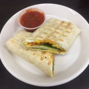 This breakfast burrito was so yummy!