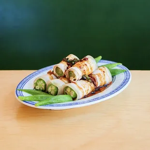 Pork and Okra Mini Rolls