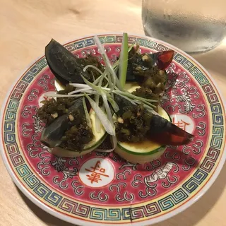 Thousand-Year Egg and Tofu Rolls