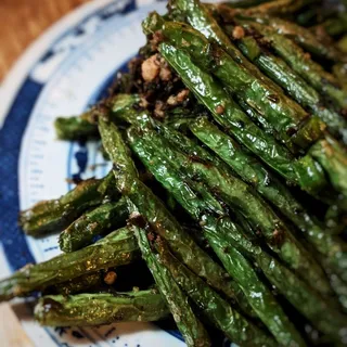 Sauteed String Beans W/ Minced Pork