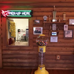 Pick up food at this window