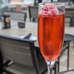Cranberry mimosa