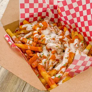 Spicy Maple Buffalo Fries