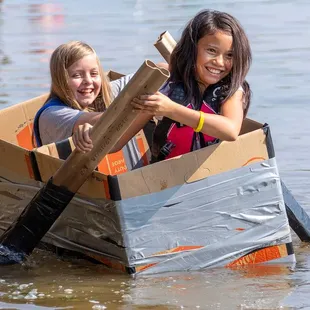 Build a boat race at Birdsong Marina in Camden TN