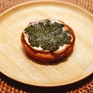 cornbread &amp; CAVIAR｜grilled walnut butter