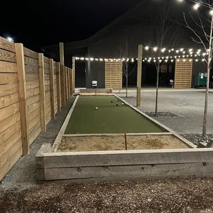 Outdoor area includes what I think is bocce ball? This outdoor space will likely be a great hangout in the summertime!
