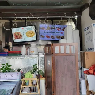 Menu or you can scan QR code for full menu