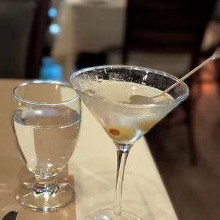A wonderful dirty martini gin