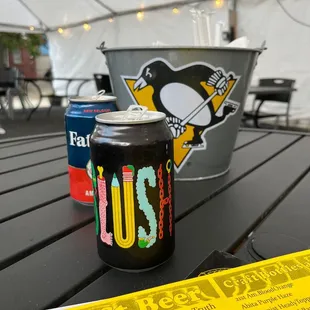 Outdoor patio with pirates on TV!