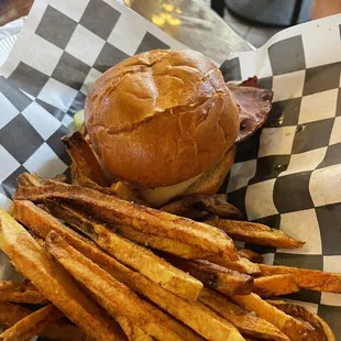 Chick Cordon Blue w house cut fries