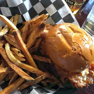 Beer Battered Chicken Sandwich
