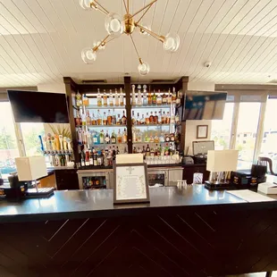 Beautiful stocked bar!