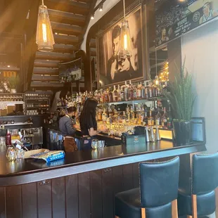 The bar is absolutely beautiful!