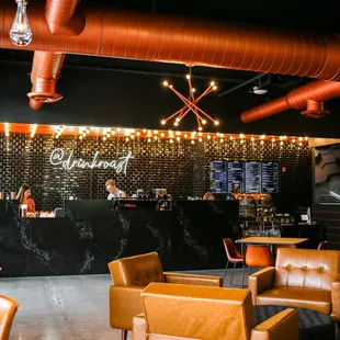 the interior of the restaurant