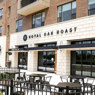 the outside of the royal oak roast