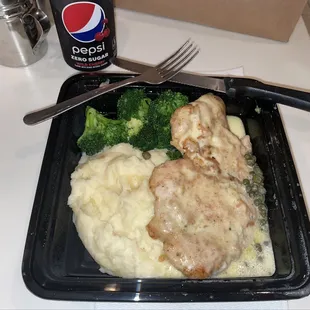 Fantastic Chicken Piccata Meal togo !!!