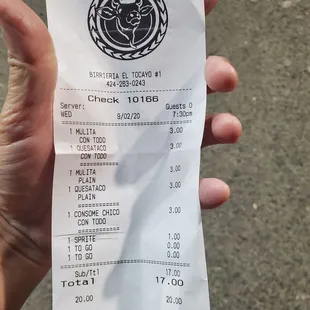 Can you see what is incorrect on my receipt??? How many people do you think get shorted because they do not catch their mistake.