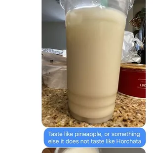 No cinnamon, how is this horchata