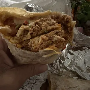 Chorizo burrito - the photo does it no justice