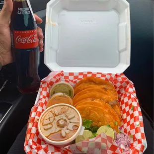 Barria tacos w/Mexican coke.