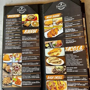 ramen and noodles, menu