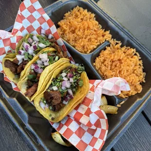 Taco plate (el pastor)