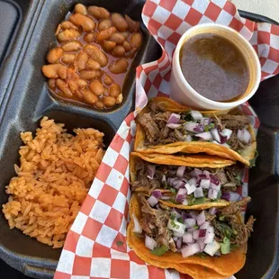 Taco plate (birria)