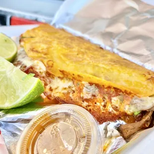 a slice of lime