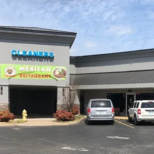 Located in the corner.