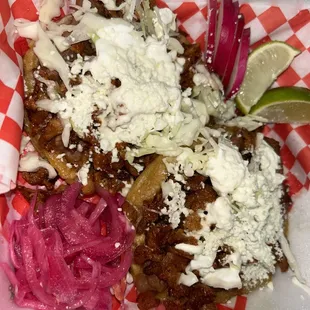Sopes with Al pastor