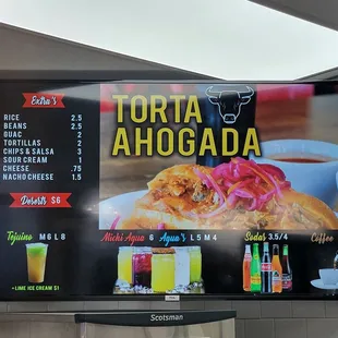 menu, sushi and sashimi