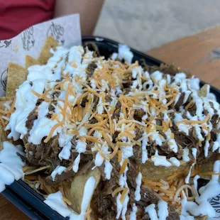 Birria nachos