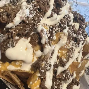 Birria nachos