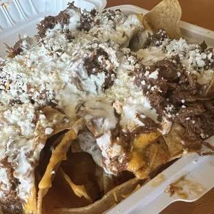 Birria nachos- delicious!