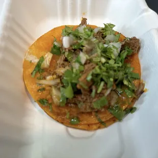 Birria Beef Taco.