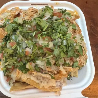 Chicken Birria Loaded Nachos