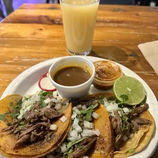 Birria Trio Tacos