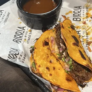 Birria tacos