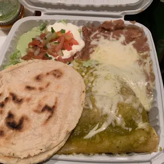 Enchiladas Plate