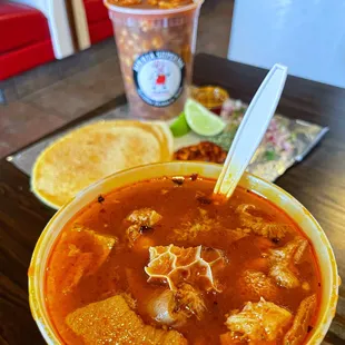 a bowl of mexican food