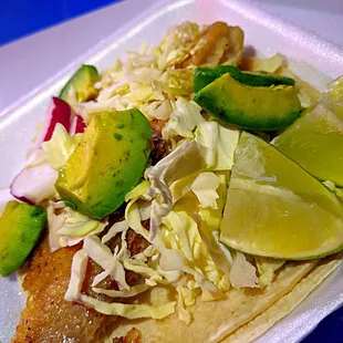 Fish taco.  It&apos;s just so... fishy