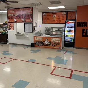 the interior of a restaurant