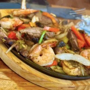 Shrimp Fajitas