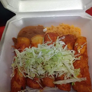 Platillo de Enchiladas