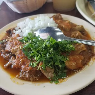 Birria y machito mixto