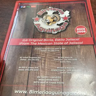 oysters and mussels, menu