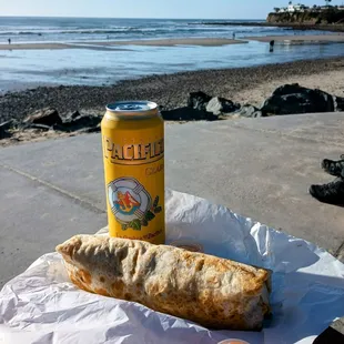 Carry-Out Birria Burrito &amp; Pacifico @ Tourmaline