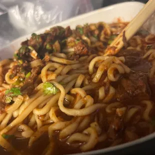 Birria ramen... It had so much salt that it made me throw up. (Rating: 0/10) I do not recommend!! Please save your money!!!