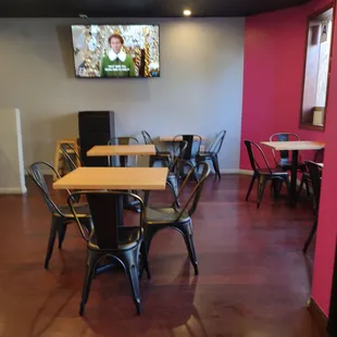 Partial view of the dining area