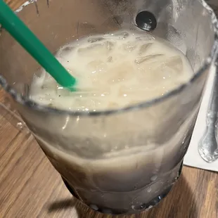 Horchata. Maybe they should consider some new cups :)